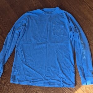 Vineyard Vines Vibrant Blue Long Sleeve Tee